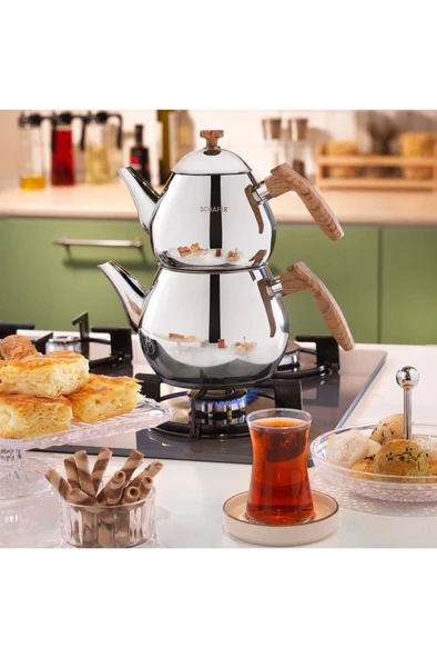 Tea Chef Orta Boy Çaydanlık Takımı 4 Parça-kahve ürün görseli 1