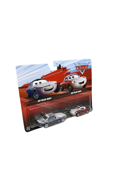 Disney Pixar Cars 2'li Cars Kay Pillar ve Mae Pillar 2'li Araba DXV99-HTX05 ürün görseli 1