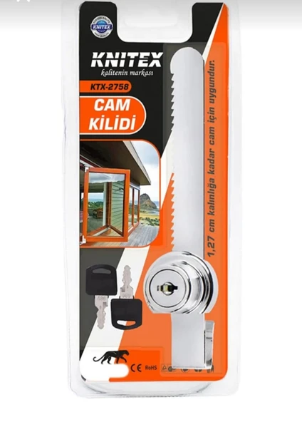 Anahtarlı Dolap Kilidi Sürgülü Kilit Cam Kilidi Vitrin Kapı Kilidi Mağaza Dükkan Kilidi ürün görseli 1