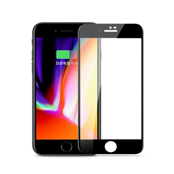 Joyroom JM225 İphone 7 Plus Tam Kaplayan Temperli Erkan Koruyucu Siyah ürün görseli 1