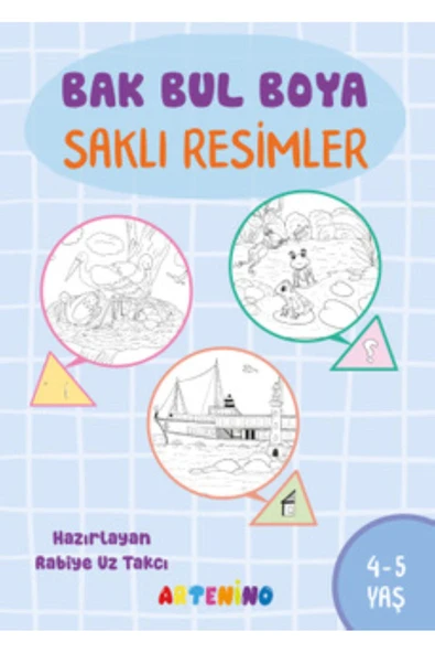 BAK BUL BOYA -SAKLI RESİMLER- 4/5 YAŞ ürün görseli 1