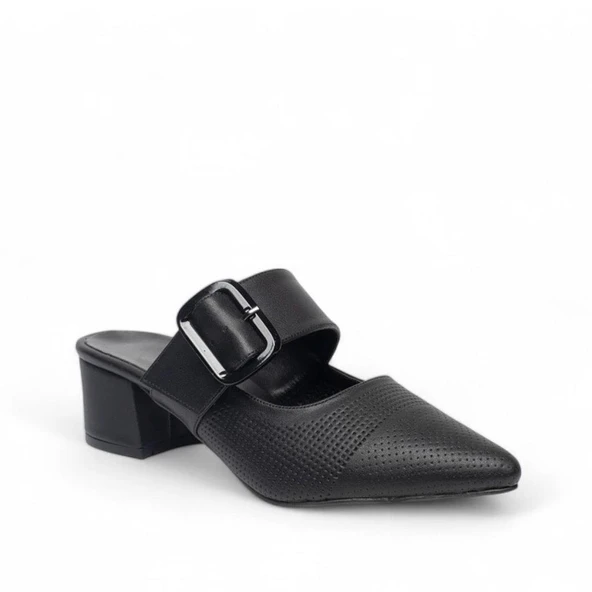 Pisagor Ps-32660 4 Cm Topuklu Kadın Terlik ürün görseli 1