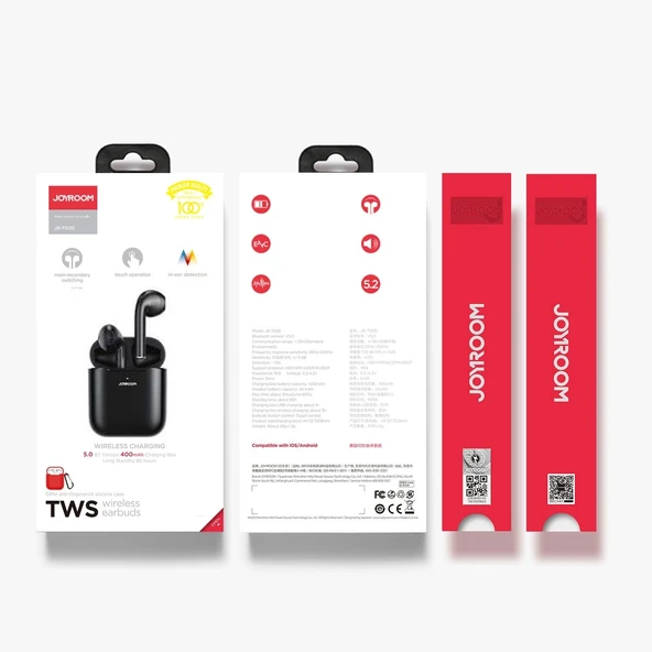 Joyroom JR-T03S Kablosuz Bluetooth Kulaklık TWS Earbuds ürün görseli 1