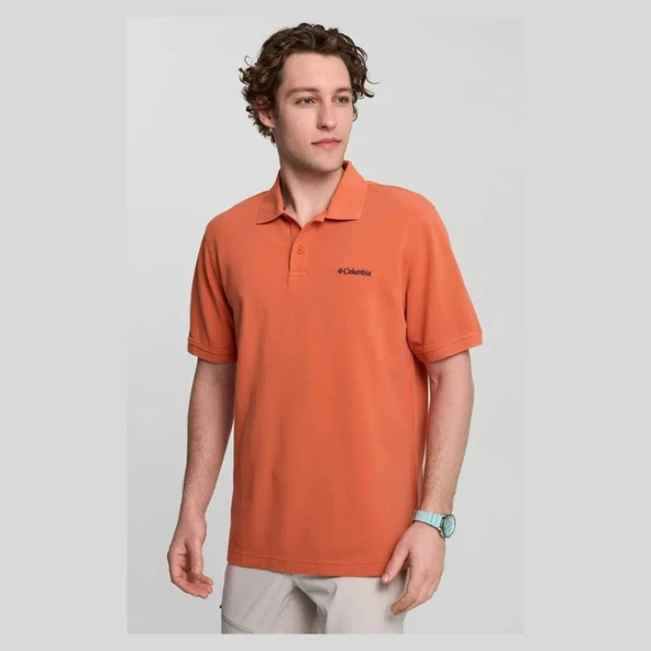 Columbia M Cascade Range Solid Polo Erkek Outdoor Tişört CS0214 - Resim 3