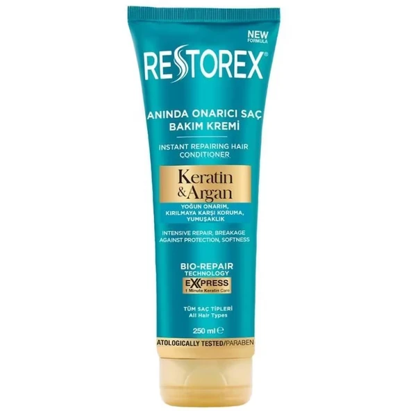 Restorex Keratin Argan Onarıcı Saç Bakım Kremi 250 ml ürün görseli 1