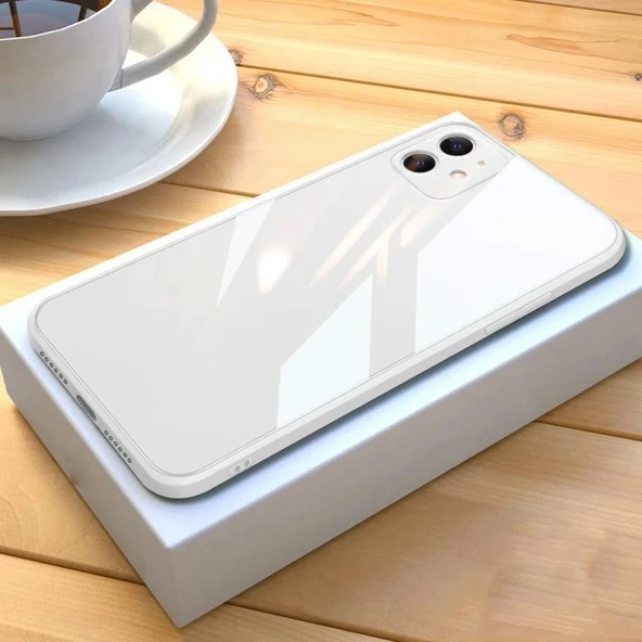 iPhone 11 Parlak Cam Kamera Korumalı Telefon Kılıfı ürün görseli 1