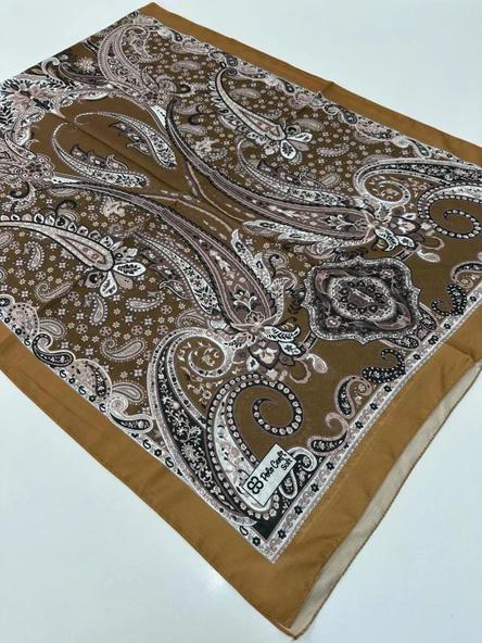 Polo Craft Soft Pamuklu Şal Etro Desen FZY0507 ürün görseli 1