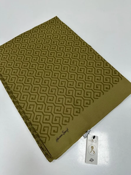 Harem Desenli Pamuk Gold Stella Şal HFW0416 ürün görseli 1