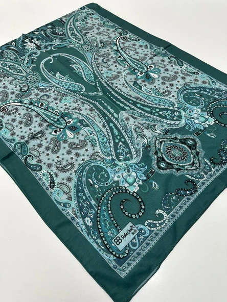 Polo Craft Soft Pamuklu Şal Etro Desen FZY0515 ürün görseli 1