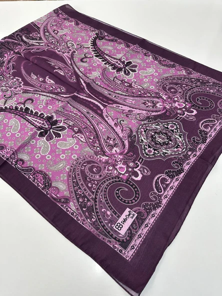 Polo Craft Soft Pamuklu Şal Etro Desen FZY0503 ürün görseli 1