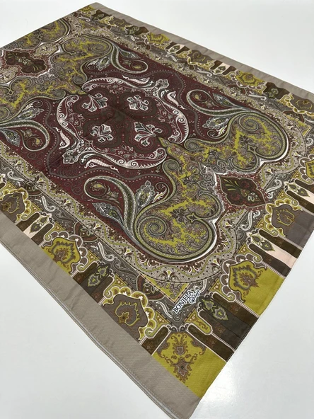 Bonjela Soft Pamuklu Şal Etro Desen LBS1710 ürün görseli 1