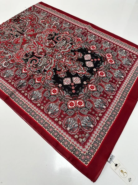 Harem Desenli Vual İpeksi Şal HVD0101 ürün görseli 1