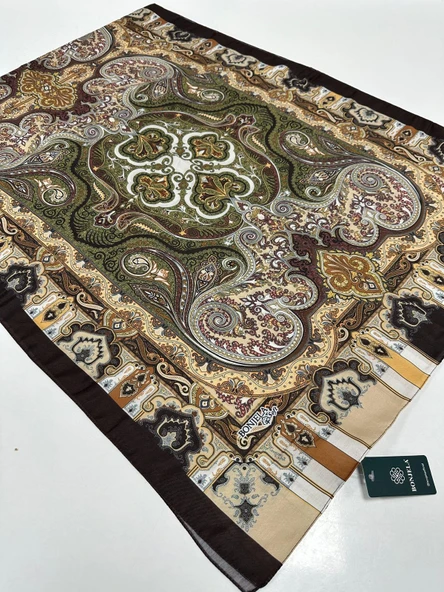 Bonjela Soft Pamuklu Şal Etro Desen LBS1715 ürün görseli 1