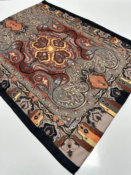 Bonjela Soft Pamuklu Şal Etro Desen LBS1709 ürün görseli 1