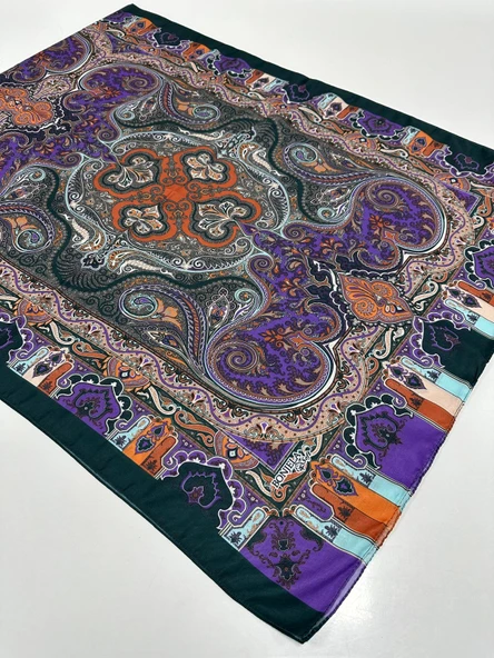 Bonjela Soft Pamuklu Şal Etro Desen LBS1705 ürün görseli 1