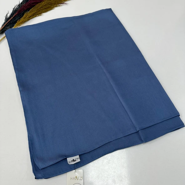 Harem Comosaten Abiye Şal Mavi Gri JSH0125 ürün görseli 1