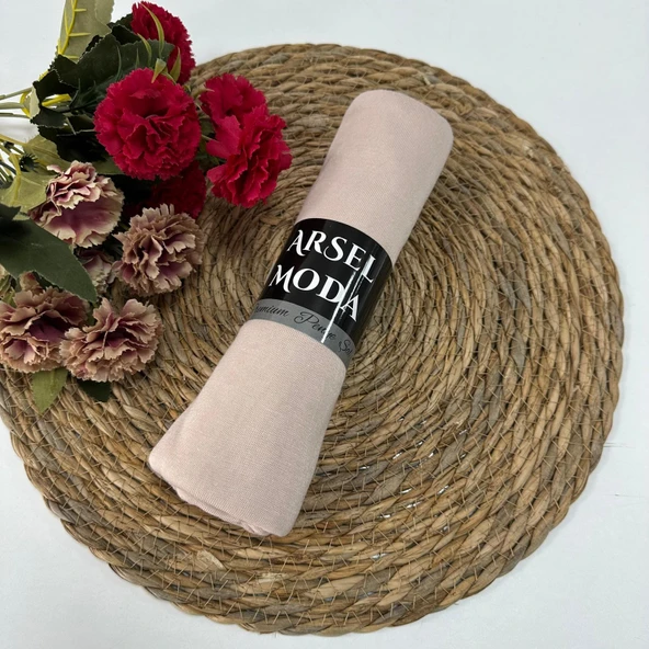 ArSel Moda Penye Şal Pudra LPSA57 ürün görseli 1