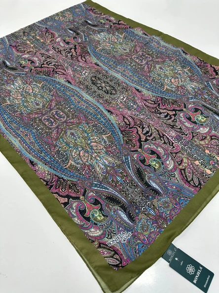 Bonjela Soft Pamuklu Şal Etro Desen LBS1906 ürün görseli 1