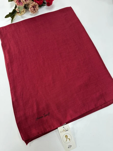 Harem Brista Koton Şal Bordo  HVH0314 ürün görseli 1