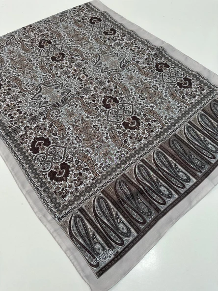 Bonjela Soft Pamuklu Şal Etro Desen LBS1807 ürün görseli 1