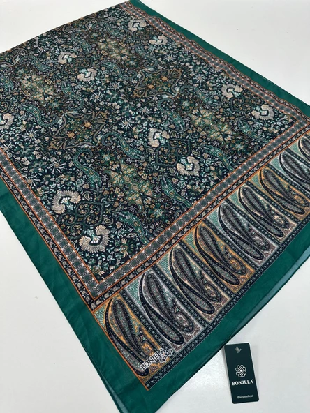 Bonjela Soft Pamuklu Şal Etro Desen LBS1804 ürün görseli 1