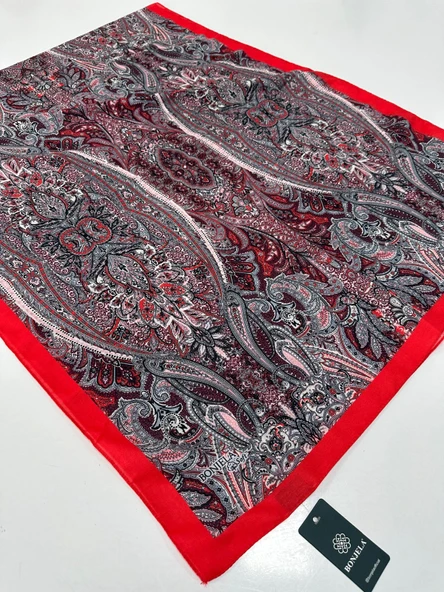 Bonjela Soft Pamuklu Şal Etro Desen LBS1908 ürün görseli 1