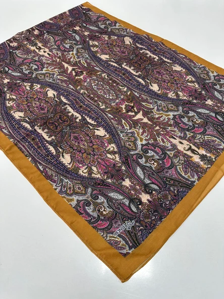 Bonjela Soft Pamuklu Şal Etro Desen LBS1904 ürün görseli 1
