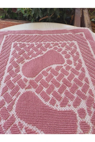 TEKSTİLCİ 50x70 Bukle Pamuklu Kilim Paspas ürün görseli 1