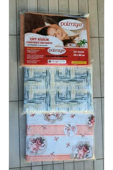 Palmiye Elektrikli Battaniye Çift Kişilik ürün görseli 1