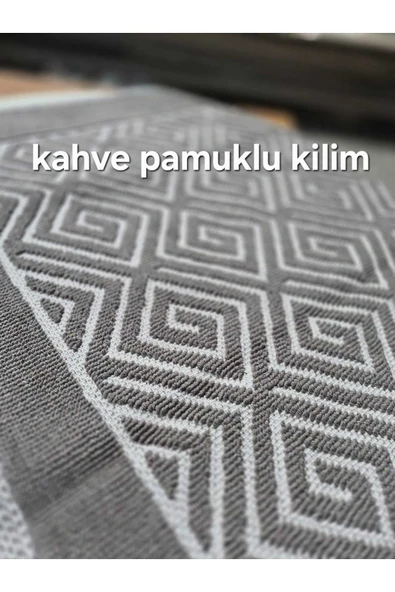 aktarteks %100 PAMUKLU ORGANİK KİLİM yıkanabilir (kalın ürün bukle) ürün görseli 1