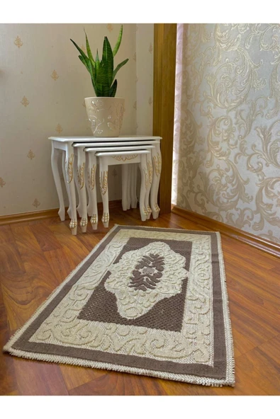 Avanos Home %100 Doğal 60*100 Pamuklu Bukle Kilim ürün görseli 1
