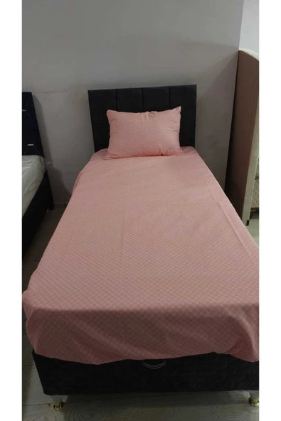 TEKSTİLCİ Tek Kişilik Nevresim Takımı Pamuklu Kumaş Nevresim + Lastikli Çarşaf + Yastık Kılıfı ürün görseli 1