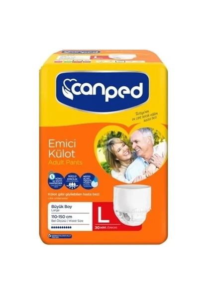 Canped Emici Külot Hasta Bezi Büyük Boy L 30'lu ürün görseli 1