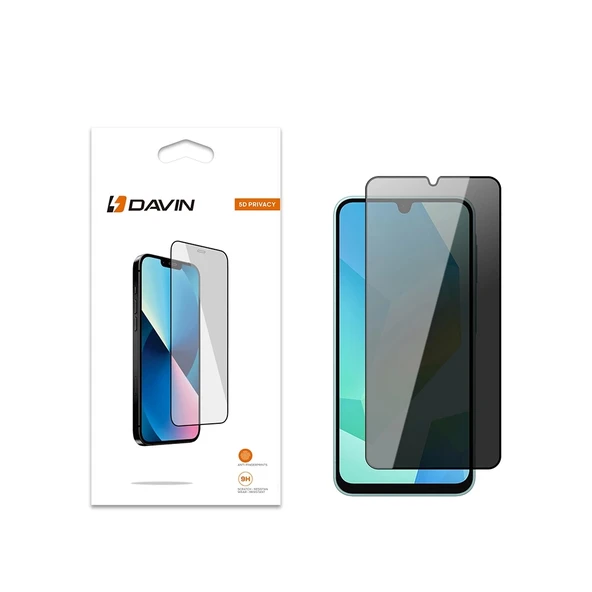 Samsung Galaxy A16 Uyumlu Davin 5D Privacy Cam Hayalet Ekran Koruyucu ürün görseli 1
