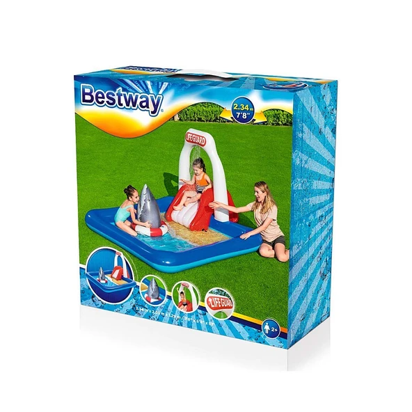 Bestway Köpekbalık Kaydıraklı Havuz ürün görseli 1
