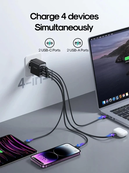 Joyroom 67 W Pd Usb Çoklu Şarj Kablosu - Resim 2