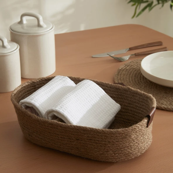 Karaca Home Alba Jute Yuvarlak Dekoratif Tabak 25 cm ürün görseli 1