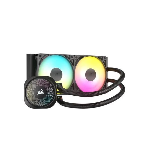 CORSAIR NAUTILUS 240 RS ARGB R2120 ARGB Fanlı 240mm Sıvı İşlemci Soğutucu-CW-9060092-WW ürün görseli 1