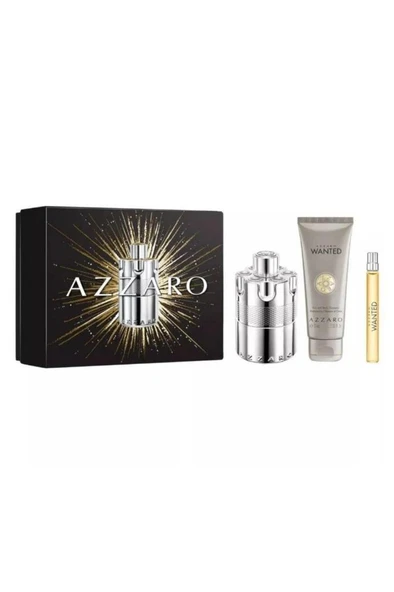 Azzaro Wanted EDP 100 ml Erkek Parfüm Seti ürün görseli 1
