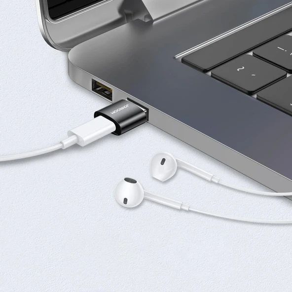 Joyroom S-H152 Adaptörü USB to Type-C Siyah - Resim 4