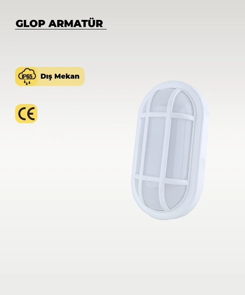 30W Meda Led Armatür Beyaz Kasa 3200K Sarı Işık ürün görseli 1