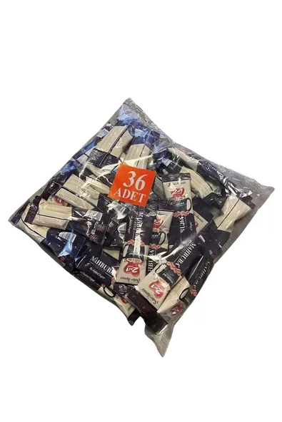 Mahbuba 2si1 Arada Şekersiz 36x4,5gr Mini Küçük Boy Ikramlık Otobüs Hazır Kahve Poşet ürün görseli 1