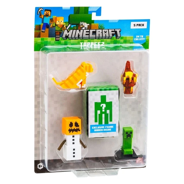 Minecraft 3D Figür Toppeez 5'li Set MC2040 Model 5 ürün görseli 1