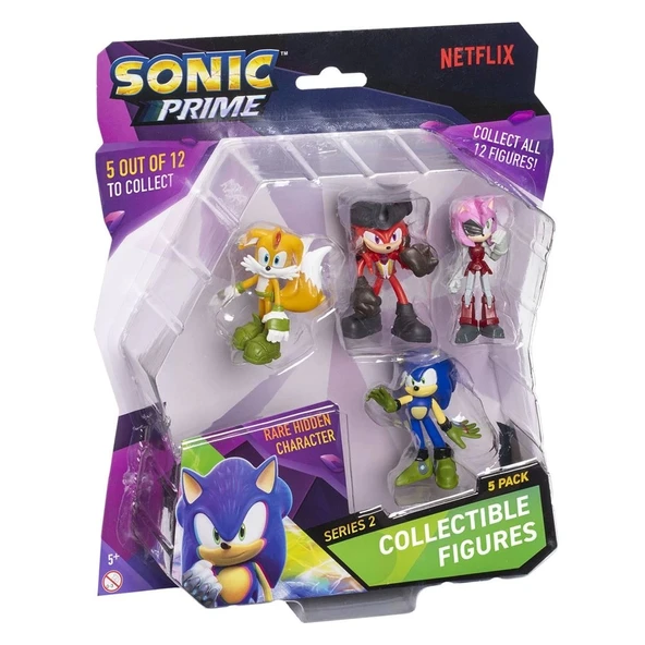 Sonic 5'li Figür Seri 2 SON2240 Model 3 - Resim 2