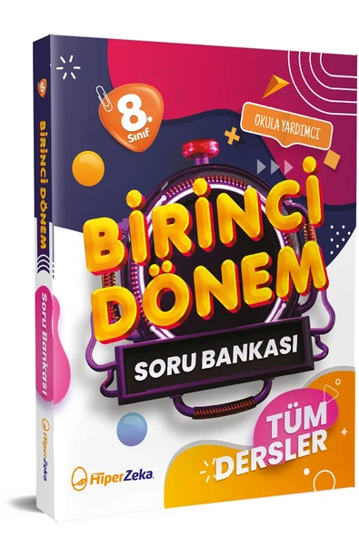 8. Sınıf Birinci Dönem Tüm Dersler Soru Bankası Hiper Zeka Yayınları ürün görseli 1