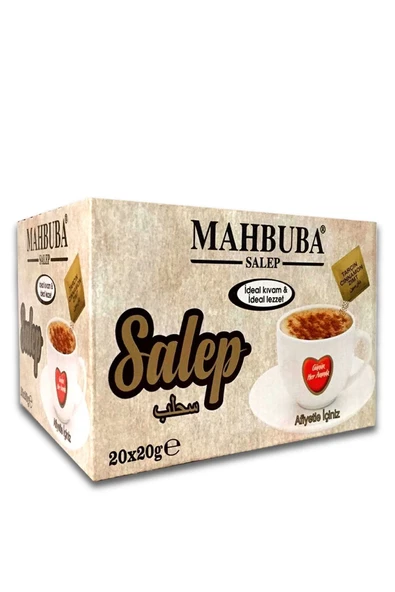 Mahbuba Salep Toz ( Sahlep ) Tarçınlı 20x20gr ürün görseli 1