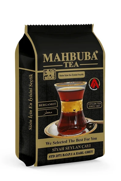 Mahbuba Std 2571 Earl Grey Bergamot Aromalı Ithal Seylan Sri Lanka Ceylon Kaçak Siyah Yaprak Çayı 200gr ürün görseli 1