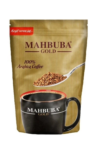 Mahbuba Çözünebilir %100 Arabica Gold Kahve Tam Kıvamında 200gr ürün görseli 1