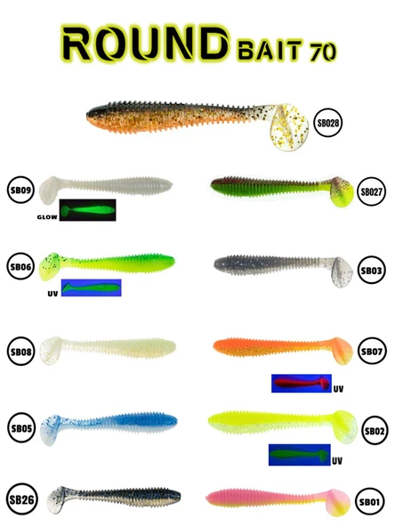 Fujin Round Bait 70mm Silikon Balık ürün görseli 1