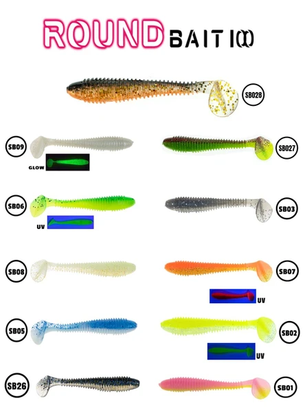 Fujin Round Bait 100mm Silikon Balık ürün görseli 1